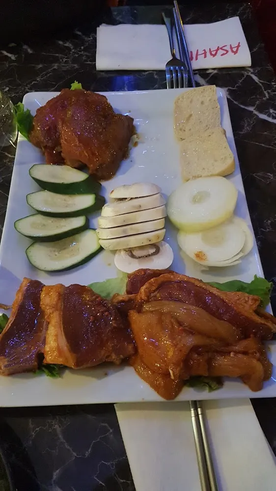 Grillades de Viandes Et Légumes Mixtes